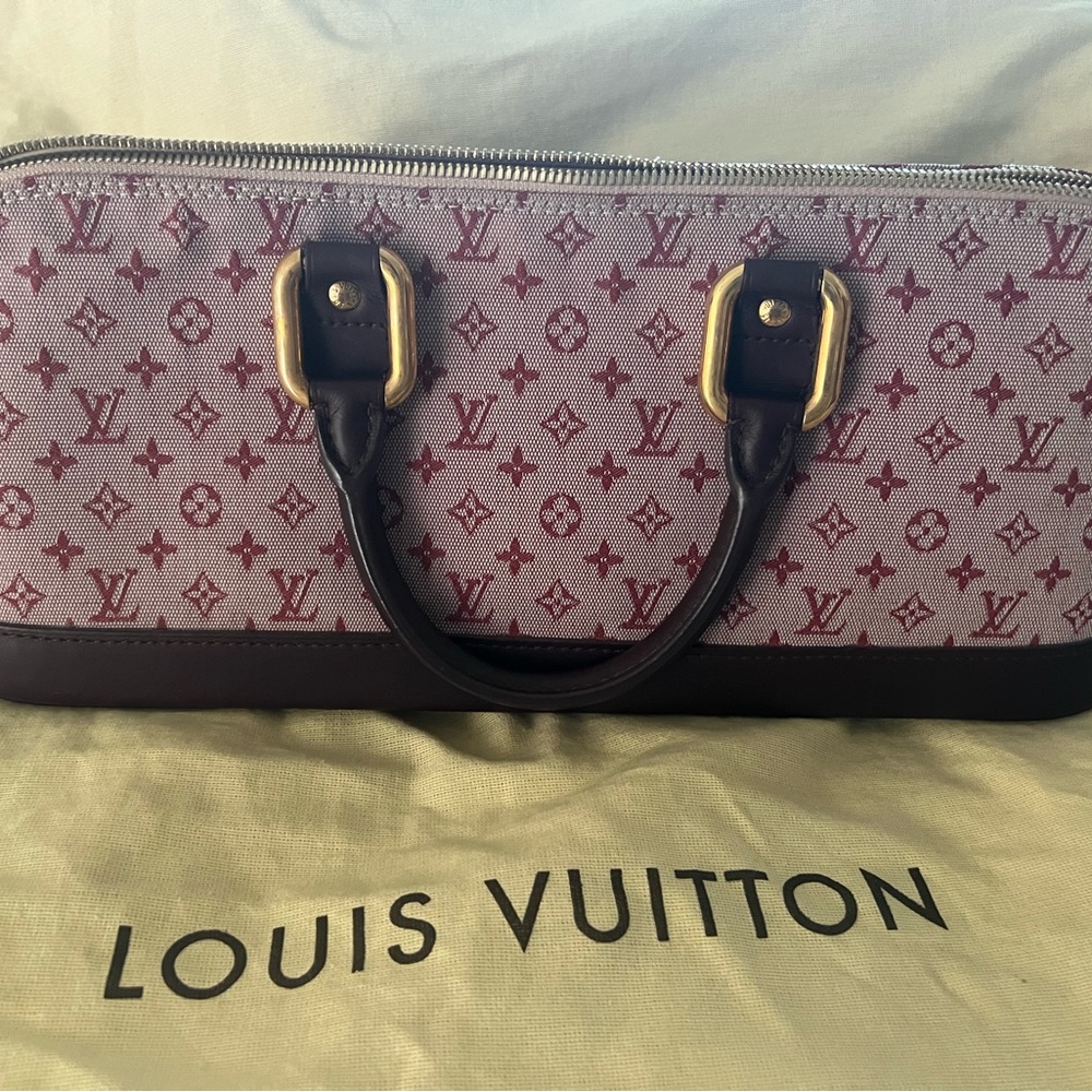 Vintage Burgundy Louis Vuitton Bag